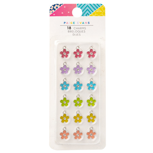 Paige Evans Blooming Wild Charms 18/Pkg- - PE014052 - 718813174329