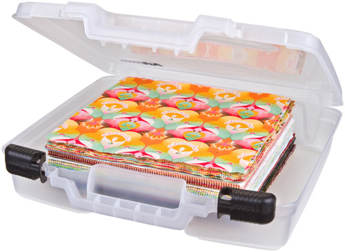 ArtBin Quick View Deep Base Carrying Case-15"X3.25"X14.375" Translucent - 6960AB