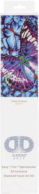 Diamond Dotz Diamond Art Kit 15"X15"-Flutter By Mauve - DD5017 - 4897073240794