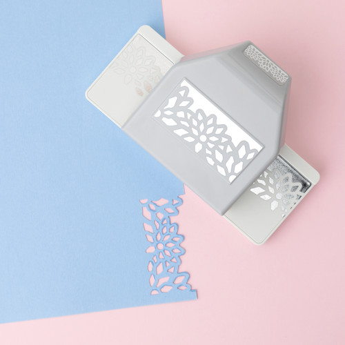 EK Large Edge Punch-Diamond Flowers, 1.25"X2.5" - E5450088