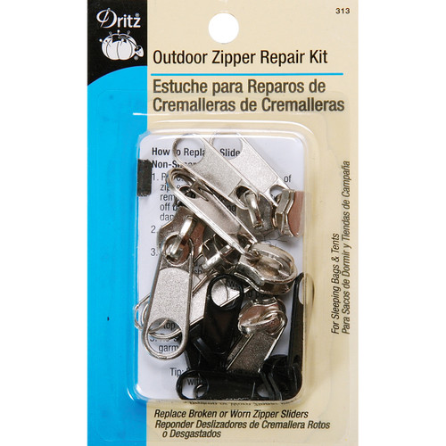 Dritz Outdoor Zipper Repair Kit- - 313 - 072879262407