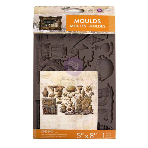 Prima Mould 5"x8"x8mm-Bewitched, Bewitched - 5A003726-1H81Z - 655350677862