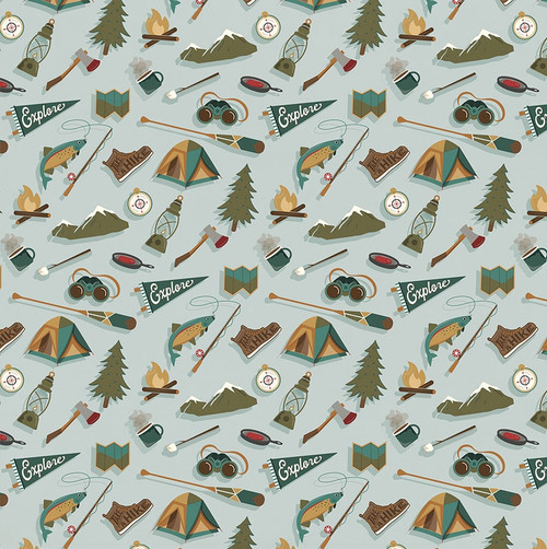 25 Pack - PhotoPlay Camp Legend Double-Sided Cardstock 12"X12"-Into the Woods - 5A003609-1H79N