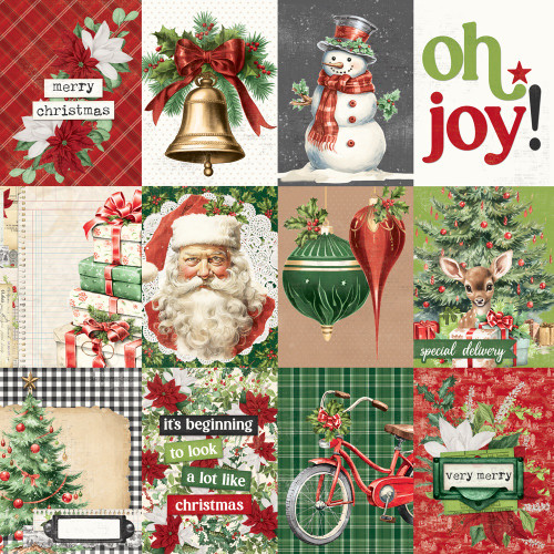25 Pack - Simple Vintage Believe Double-Sided Cardstock 12"X12"-3X4 Elements - 5A0034W6-1H6D5