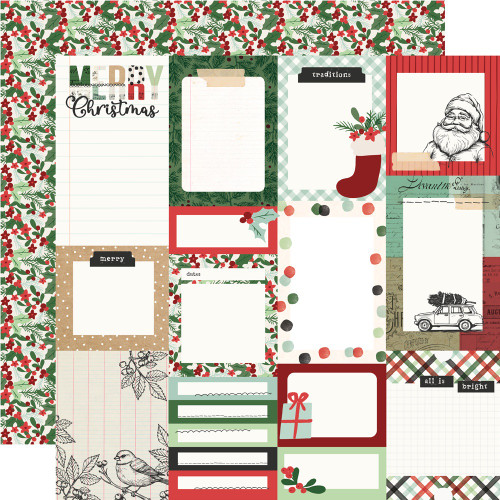 25 Pack - All Wrapped Up Double-Sided Cardstock 12"X12"-Journal Elements - 5A0034SX-1H6D7 - 810191520375