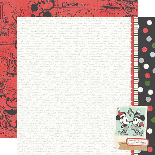 25 Pack - Say Cheese Classic Mouse Christmas Double-Side Cardstock 12"-Oh, Joy! - 5A0034WV-1H6DN - 810150779943