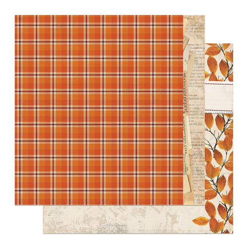25 Pack - PhotoPlay Autumn Junque Double-Sided Cardstock 12"X12"-Harvest - 5A00360D-1H797 - 709388351390