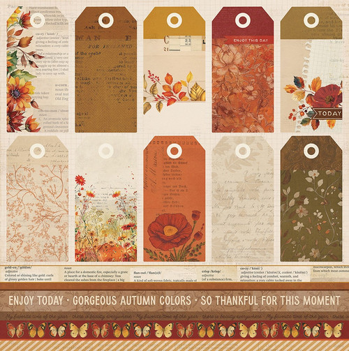 25 Pack - PhotoPlay Autumn Junque Double-Sided Cardstock 12"X12"-Autumn Colors - 5A00360D-1H79D 25 Pack - PhotoPlay Autumn Junque Double-Sided Cardstock 12"X12"-Autumn Colors - 5A00360D-1H79D