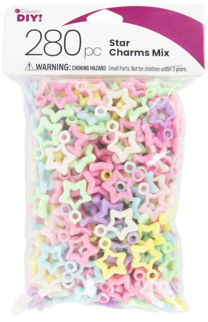 CousinDIY Charm Set 280/Pkg-Star - 40003140 - 191648147858