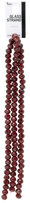 2 Pack - Cousin DIY Glass Crystal Tie-Dye Bead Strand 24" 99/Pkg-Red - 5A002GM9-1GJ48 - 016321227057