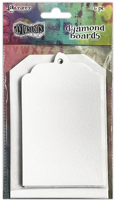 6 Pack - Dyan Reaveley Dylusions Dyamond Boards-Assorted Tags Large - 5A002JF7-1GKYD - 789541086741