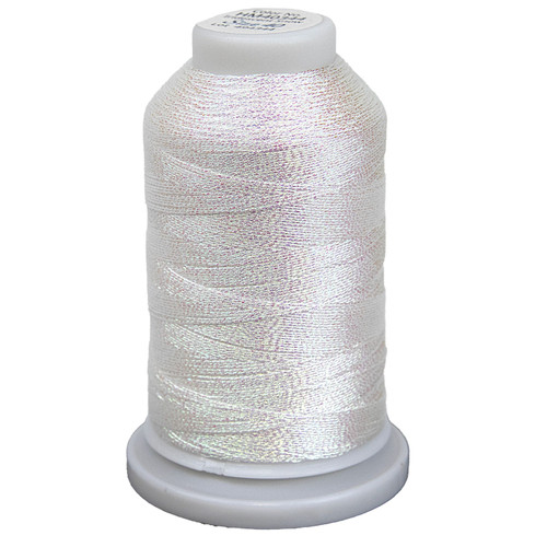 5 Pack - Handy Hands Liz Metallic Thread Cone Size 40-Iridescent Snow - 5A0031ZS-1H3Q5