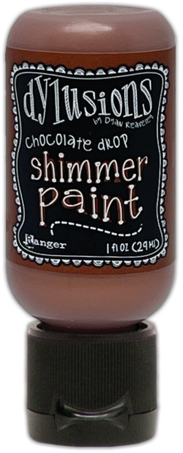 3 Pack - Dylusions Shimmer Paint 1oz-Chocolate Drop - DYU-1GKYG - 789541088004