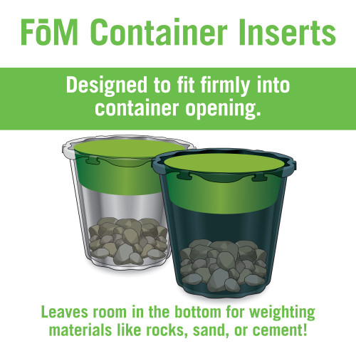 3 Pack - FloraCraft Easy Anchor Plastic Floral Container -Green - 5A002JTH-1GLCL