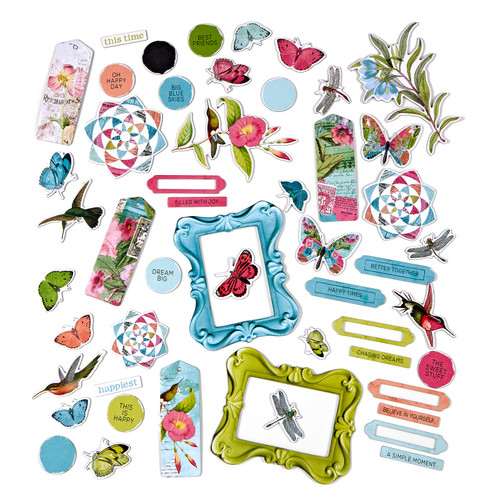 3 Pack - 49 And Market Chipboard Set-Kaleidoscope - KAL27266