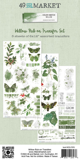 Color Swatch: Willow Rub-On Transfer Set-Color Swatch: Willow - 5A0021HW-1G4F2 - 786724927976