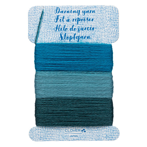 3 Pack - Clover Darning Yarn-Lake - 5A00324R-1H3T1