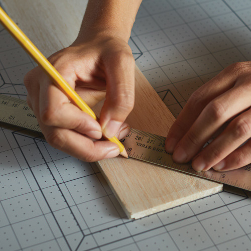 2 Pack - Fiskars Metal Ruler 18"-Cork Back - 20301001