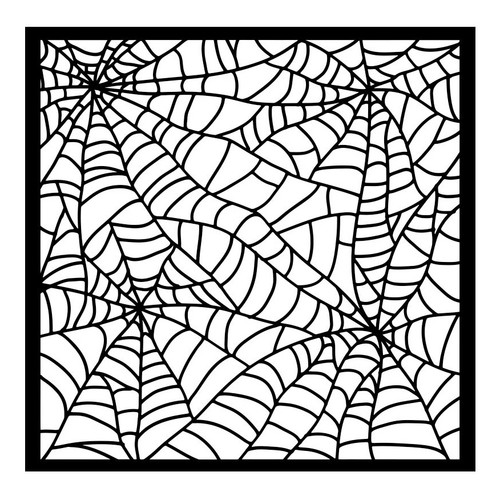 2 Pack - Stamperia Whispering Woods Stencil 7"X7"-Spider Pattern - 5A003740-1H860