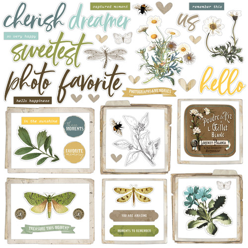 49 And Market Collection Bundle With Custom Chipboard-Krafty Garden - KG26559