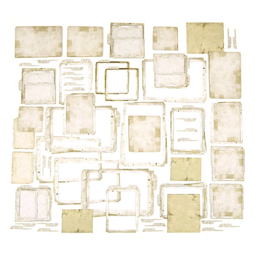 49 And Market Chipboard Set-Stacked Frames, Krafty Garden - KG26672