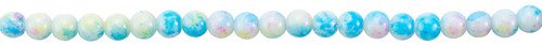 2 Pack - 28.5in/72.4cm 8mm Splattered Glass-Blue/Pink/Yellow - 5A002GM4-1GJ58