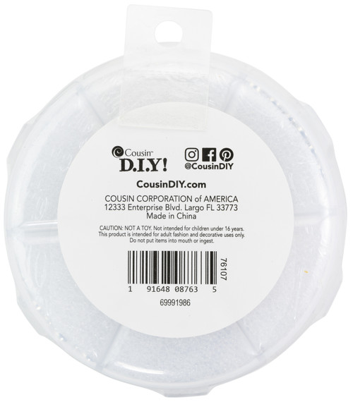 2 Pack - Cousin DIY Disk Bead Assortment Pack 6mm-Metal Spacer - 5A002GMN-1GJ5L