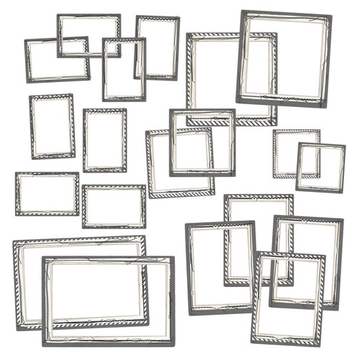 3 Pack - Color Swatch: Charcoal Frame Set-20/Pkg - CCS27501