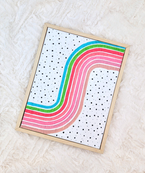 3 Pack - Cousin DIY Paintable Framed Textured Canvas-10"X8", Curved Lines - 5A002GN9-1GJ5F