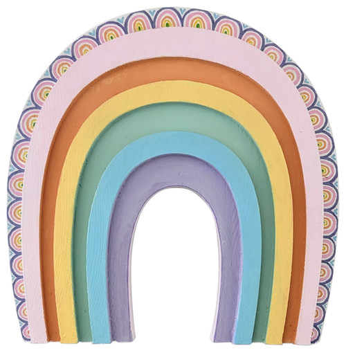 3 Pack - Cousin DIY Natural Wood 8inx8in-Rainbow - 5A002GNG-1GJ64