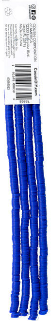 2 Pack - Cousin DIY Acryic Disc Heishi Bead Strand 7.5"-Blue - 5A002GNC-1GJ69
