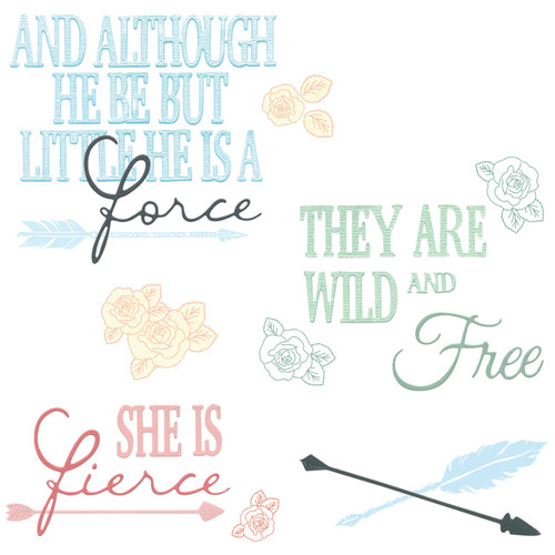 Sizzix Thinlits Die & Stamp Set By 49 & Market-Forces Of Nature - 5A0034BN-1H614