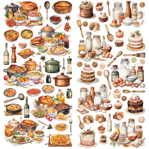 49 And Market Laser Cut Outs-Cottagecore, Kitchen Edition - 5A002C1F-1GFKS