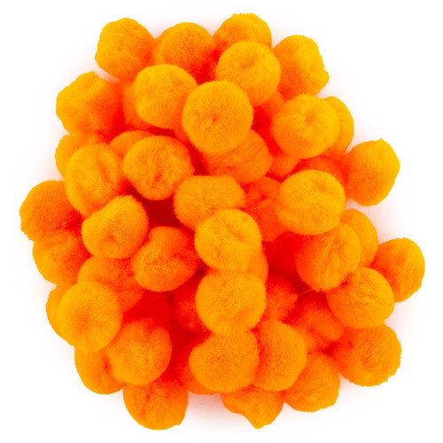 CousinDIY Pom-Pom 1" 80/Pkg-Orange - 5A002XTB-1GYL8