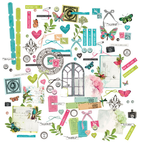 49 And Market Laser Cut Outs-Elements, Kaleidoscope - KAL27204