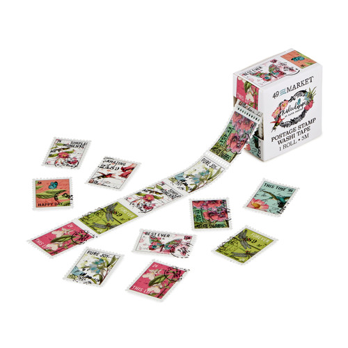 49 And Market Washi Tape Roll-Postage, Kaleidoscop - KAL27303