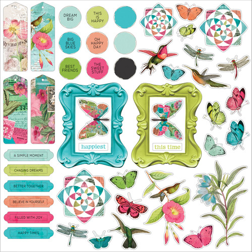 49 And Market Chipboard Set-Kaleidoscope - KAL27266 49 And Market Chipboard Set-Kaleidoscope - KAL27266
