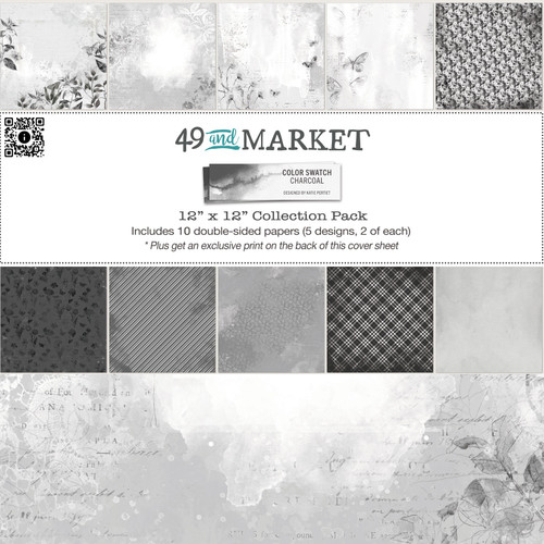 49 And Market Collection Pack 12"X12"-Color Swatch: Charcoal - CCS27365 - 786724927365
