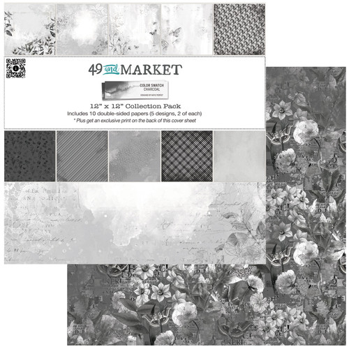 49 And Market Collection Pack 12"X12"-Color Swatch: Charcoal - CCS27365