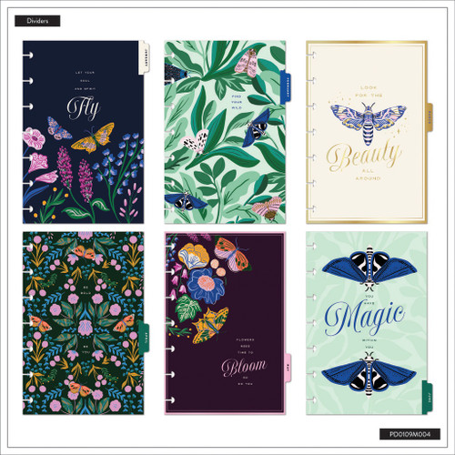 Happy Planner Mini 12 Month Disc Bound Dated Planner-Butterfly Botanics - 5A0036WK-1H7YR Happy Planner Mini 12 Month Disc Bound Dated Planner-Butterfly Botanics - 5A0036WK-1H7YR