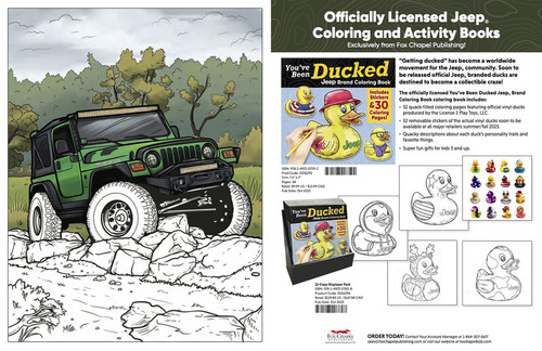 Ducked Jeep Brand Coloring Book-Softcover - 5A003CN6-1H8YT Ducked Jeep Brand Coloring Book-Softcover - 5A003CN6-1H8YT