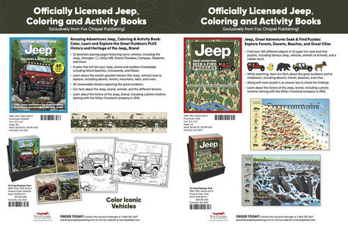 Ducked Jeep Brand Coloring Book-Softcover - 5A003CN6-1H8YT Ducked Jeep Brand Coloring Book-Softcover - 5A003CN6-1H8YT