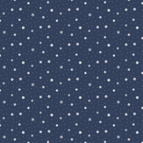 25 Pack - Snow Day Double-Sided Cardstock 12"X12"-Simple Snowflakes - 5A0033S1-1H5GK