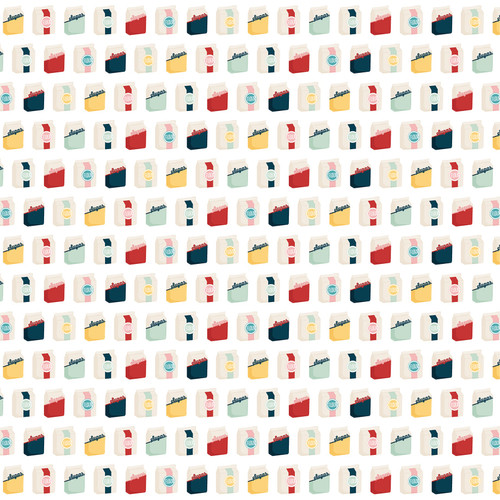 25 Pack - Mom's Kitchen Double-Sided Cardstock 12"X12"- Flour And Sugar - 5A0033V0-1H5H9