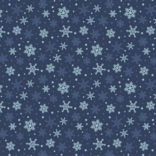 25 Pack - Snow Day Double-Sided Cardstock 12"X12"-Brr Snowflakes - 5A0033S1-1H5JB