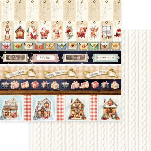 25 Pack - Memory Place Double-Sided Paper 12"X12"-Joy Ho Ho Ho! - 5A003786-1H88R - 4582248617180