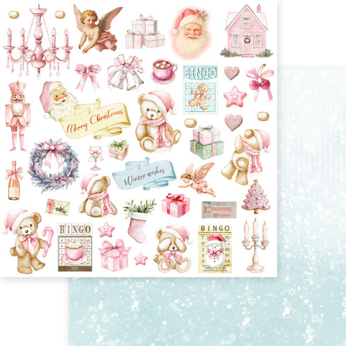 25 Pack - Memory Place Double-Sided Paper 12"X12"-Holly Jolly Presents - 5A00377C-1H87X - 4582248617371