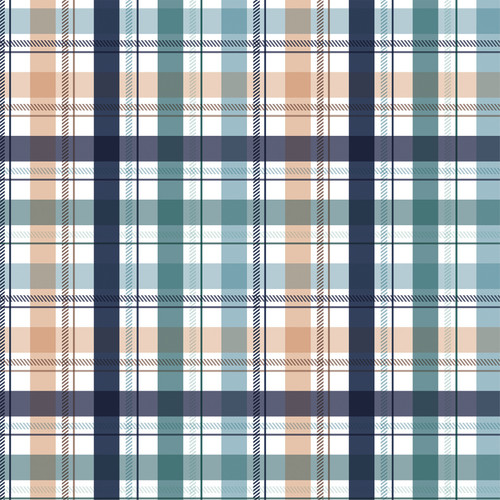 25 Pack - Snow Day Double-Sided Cardstock 12"X12"-Cozy Plaid - 5A0033S1-1H5H5