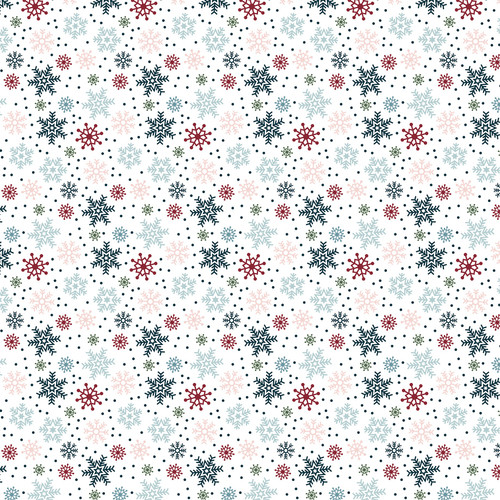 25 Pack - Winter Fun Double-Sided Cardstock 12"X12"- Winter Is Coming Snowflakes - 5A0033TW-1H5KY