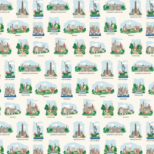 25 Pack - New York City Double-Sided Cardstock 12"X12"-Must See City Stops - 5A0033WW-1H5L8